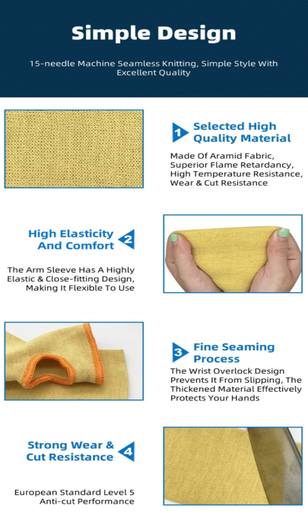 Aramid Fiber Kevlar&reg; Arm Sleeve
