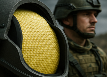 Aramid Fiber Kevlar® Cloth For Bulletproof Helmets