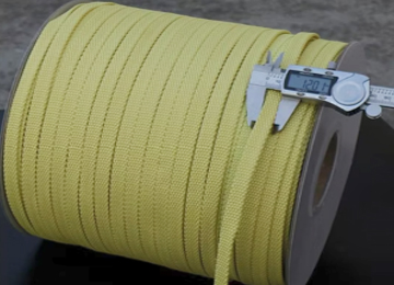 Aramid Fiber Kevlar® Woven Tape For Glass Tempering Furnace Quenching